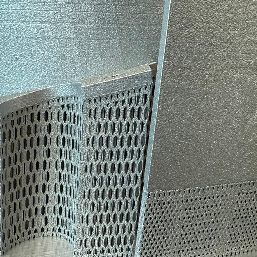 Aluminum 6061-RAM2 printed part